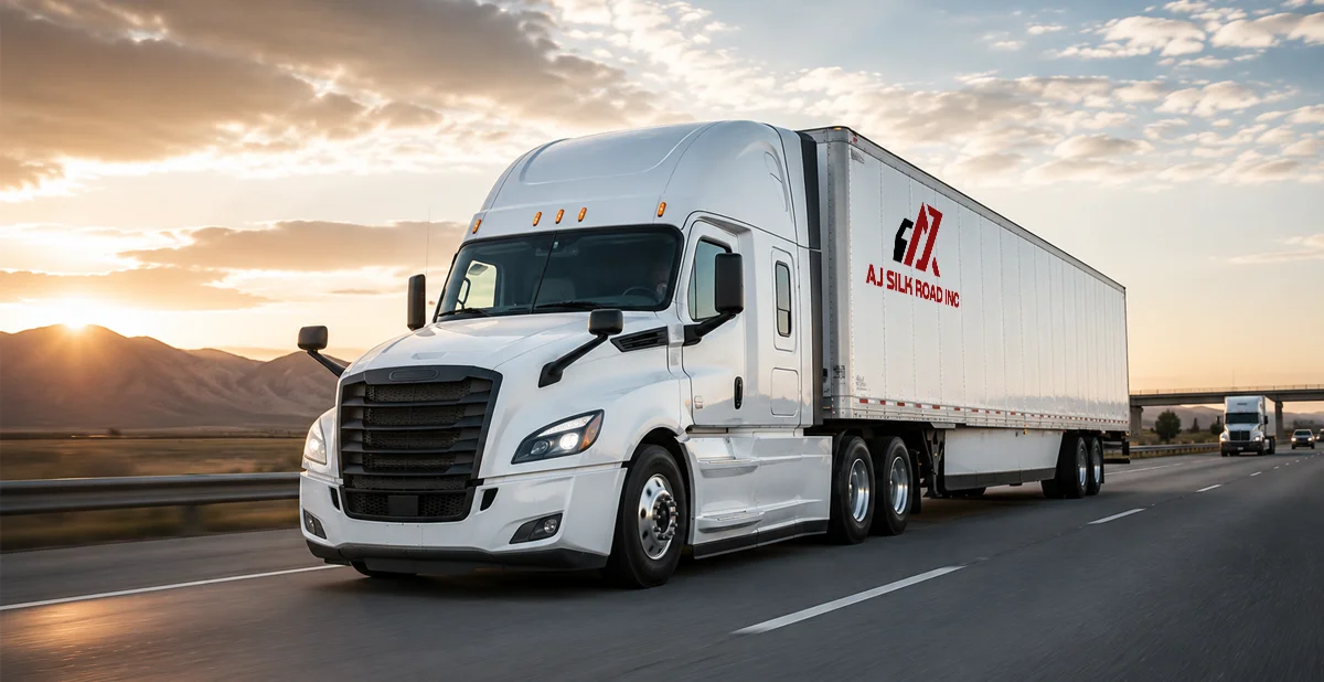 53' dry van transportation for protected, dependable freight movement.