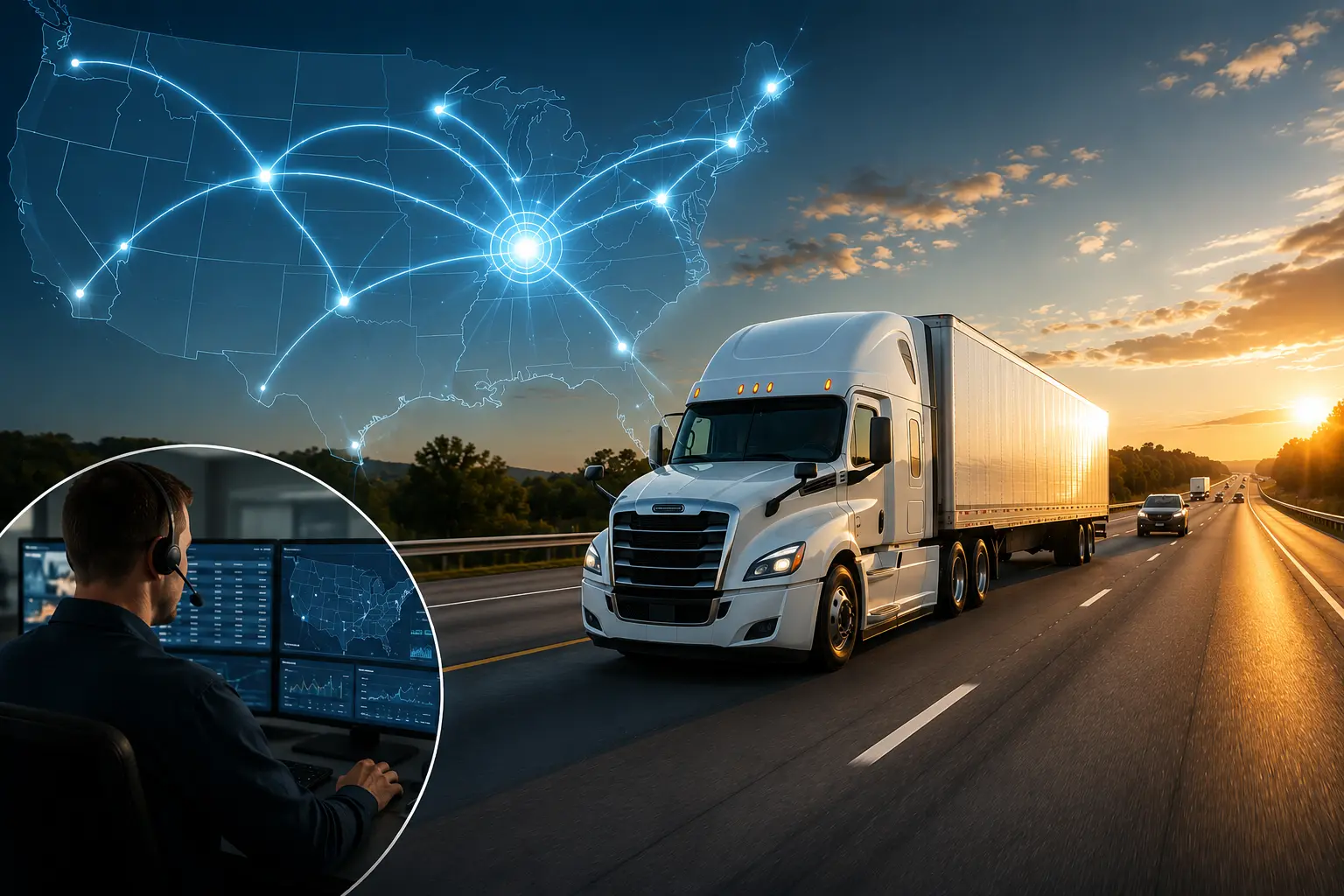 Expedited freight coverage backed by responsive dispatch and real-time updates.